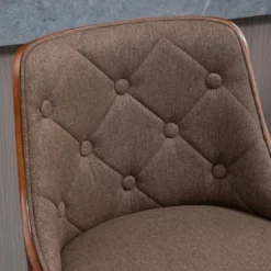 HOMCOM Counter Height Bar Stools Set Of 2, Height Adjustable Swivel Barstools With Footrest And Tufted Back, Linen Fabric Bar Chairs, Brown 10 HOMCOM Counter Height Bar Stools Set Of 2, Height Adjustable Swivel Barstools With Footrest And Tufted Back, Linen Fabric Bar Chairs, Brown -Homcom GUEST f9e0914d f2c0 4040 b233 304e22b533a1