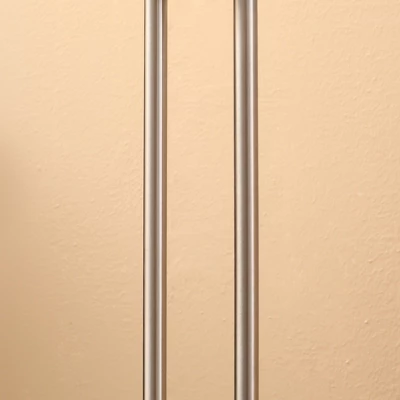 HOMCOM Modern LED 2 Light Floor Lamp, Tall Standing Lamp With Rotatable Ring Light And Height Adjustable Side Light For Living Room Or Bedroom, Silver 7 HOMCOM Modern LED 2 Light Floor Lamp, Tall Standing Lamp With Rotatable Ring Light And Height Adjustable Side Light For Living Room Or Bedroom, Silver - Image 5