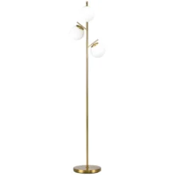 HOMCOM 3-Light Modern Floor Lamp For Living Room Bright Lighting, Tree Standing Lamp For Bedroom With Globe Lampshades, Gold 9 HOMCOM 3-Light Modern Floor Lamp For Living Room Bright Lighting, Tree Standing Lamp For Bedroom With Globe Lampshades, Gold -Homcom GUEST fbdb5396 ae7d 46a2 ab0b 09e6813d63c0