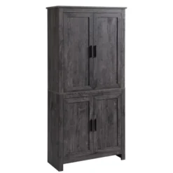 HOMCOM 64" 4-Door Kitchen Pantry, Freestanding Storage Cabinet With 3 Adjustable Shelves For Kitchen, Dining Or Living Room -Homcom GUEST fc44498d 9d4c 48ea a2bc 61116bb11439